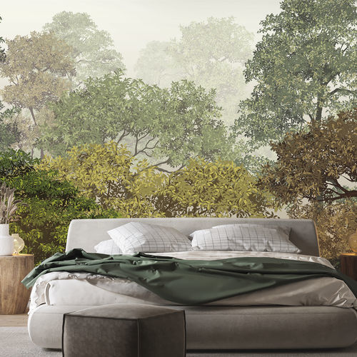 现代风格墙纸 - MONTEVERDE MV3107 - LGD01 décor mural sur mesure - 自然图案 / 花卉图案 / 全景式