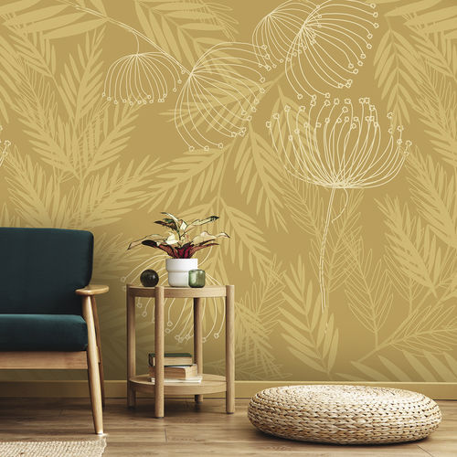 现代风格墙纸 - JUBEA JB9407 - LGD01 décor mural sur mesure - 自然图案 / 印花 / 全景式
