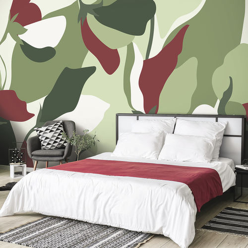 现代风格墙纸 - MOHALA MH1189 - LGD01 décor mural sur mesure - 自然图案 / 印花 / 全景式