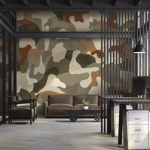 现代风格墙纸 - CAMOUFLA - LGD01 décor mural sur mesure - 抽象图案 / 彩色 / 个性化颜色