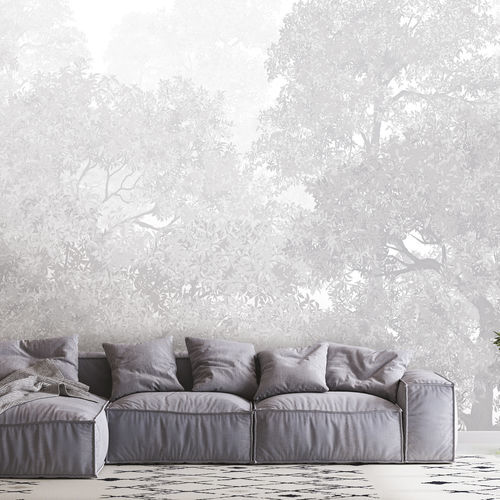 现代风格墙纸 - MONTEVERDE - LGD01 décor mural sur mesure - 自然图案 / 全景式 / 灰色