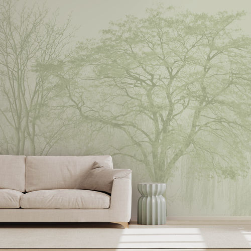 现代风格墙纸 - SILVA - LGD01 décor mural sur mesure - 自然图案 / 仿墙纸 / 绿色