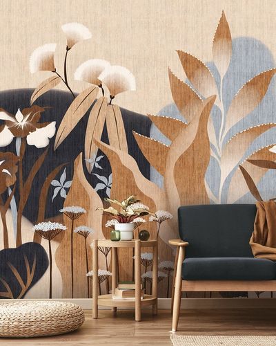 现代风格墙纸 - OREA - LGD01 décor mural sur mesure - 印花 / 自然图案 / 彩色