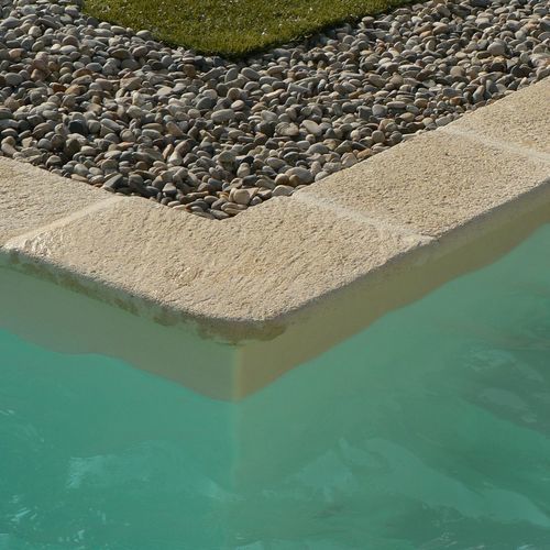 泳池边石材砖 - BEAUCAIRE - ROUVIERE - 转角 / 曲线