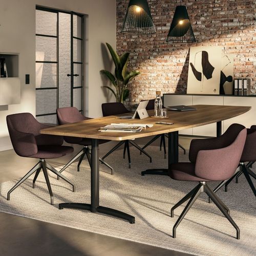 现代风格椅子 - TRIEST - ASSMANN BÜROMÖBEL GMBH & CO. KG - 室内 / 塑料 / 金属桌脚