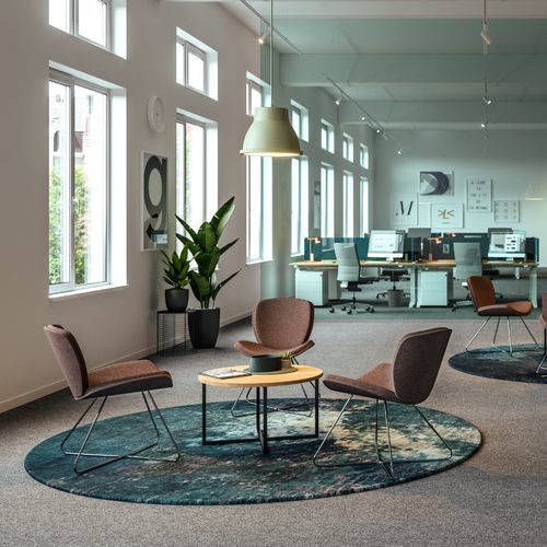现代风格椅子 - TERNI - ASSMANN BÜROMÖBEL GMBH & CO. KG - 室内 / 布料 / 金属桌脚