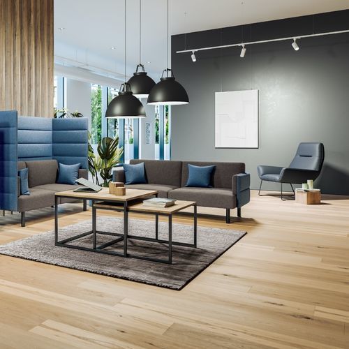 现代风格沙发 - CARPI - ASSMANN BÜROMÖBEL GMBH & CO. KG - 布料 / 仿皮 / 带扶手