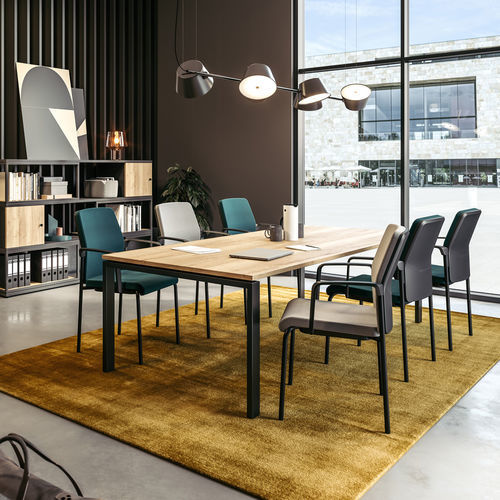 现代风格访客椅 - STREAMO - ASSMANN BÜROMÖBEL GMBH & CO. KG - 室内 / 布料 / 仿皮