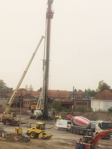 钻孔桩 - OMEGA 	 - FRANKI FOUNDATIONS BELGIUM - 拧入式 / 坚硬表面 / 地基