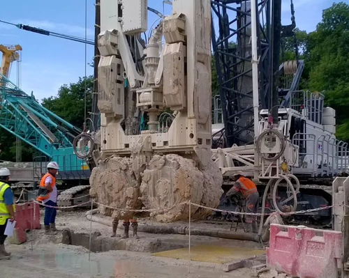 金属板桩 - DIAPHRAGM WALL - FRANKI FOUNDATIONS BELGIUM