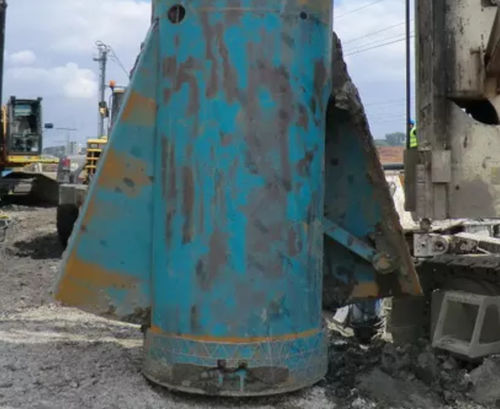 钻孔桩 - LARGE DIAMETER WITH ENLARGED BASE - FRANKI FOUNDATIONS BELGIUM - 混凝土 / 钢 / 地基