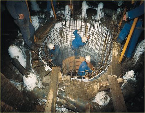 钻孔桩 - SOIL FREEZING - FRANKI FOUNDATIONS BELGIUM - 钢筋混凝土 / 钢 / 地基