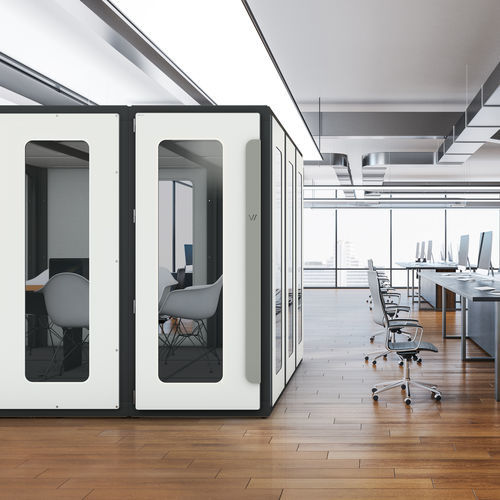 声学办公桌POD - VicBooth - Vicoustic - Innovative Acoustic Solutions - 玻璃门 / 人体工学 / 模块化