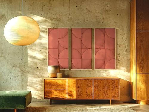 墙面隔音板 - VicShape 3D - Vicoustic - Innovative Acoustic Solutions - 天然栎木 / 羊毛 / PET