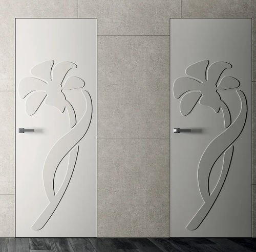 室内门 - Filomuro Media Natura 3D Orchidea - Bertolotto Porte - MDF / 铝制 / 平开