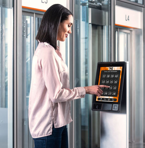门禁控制键盘 - AGILE - ThyssenKrupp Fahrtreppen - 用于电梯控制 / 壁挂 / 台面式