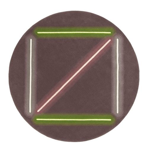 现代风格地毯 - Diagonal Of Love - Tai Ping Carpets - 几何 / 羊毛 / 圆形