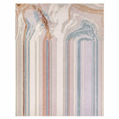 现代风格地毯 - Aura I - Tai Ping Carpets - 条纹 / 羊毛 / 丝绸