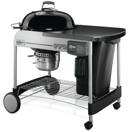 炭烧烤架 - PERFORMER PREMIUM - Weber EUROPE - 带滑轮 / 钢