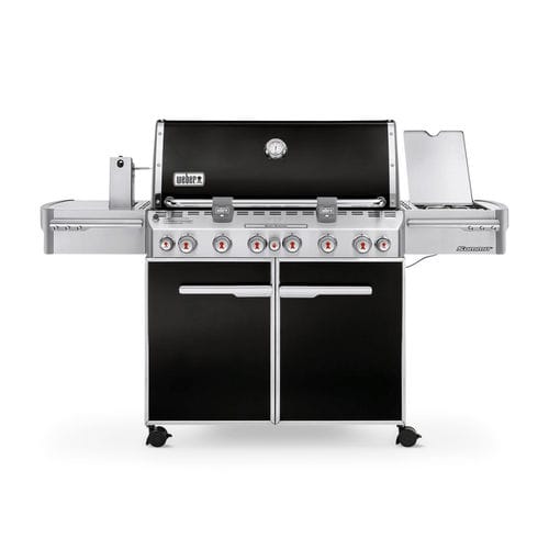 燃气烧烤架 - SUMMIT® E-670 GBS® - Weber EUROPE - 带滑轮 / 不锈钢