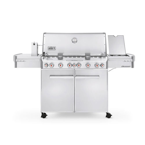 燃气烧烤架 - SUMMIT® S-670 GBS® - Weber EUROPE - 带滑轮 / 不锈钢