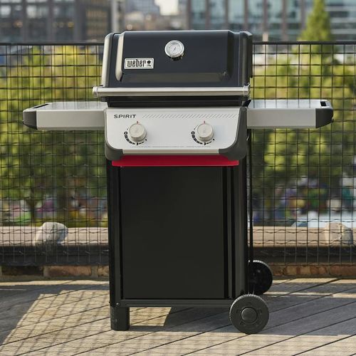 燃气烧烤架 - SPIRIT&reg; E-210 - Weber EUROPE - 带滑轮 / 金属 / 不锈钢