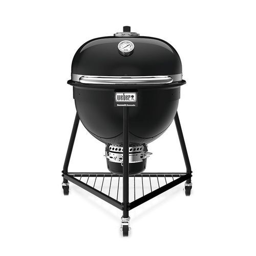 炭烧烤架 - SUMMIT&reg; KAMADO E6 - Weber EUROPE - 带滑轮 / 移动式 / 钢