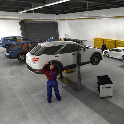 2D/3D图形库软件 - CAR SERVICE 03 - PLUS - DOSCH DESIGN