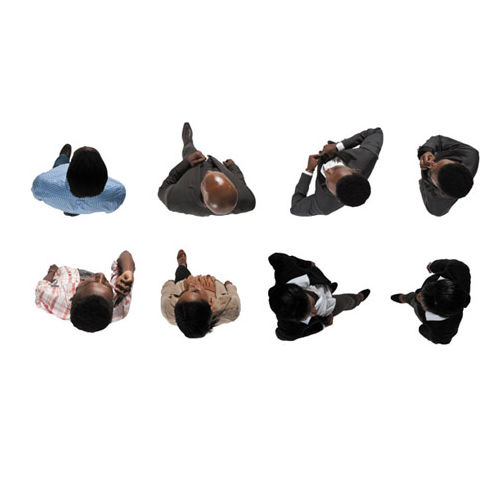 2D/3D图形库软件 - BIRD'S EYE PEOPLE - AFRICAN AMERICAN - DOSCH DESIGN