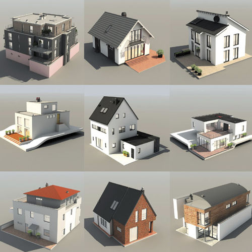 2D/3D图形库软件 - EUROPEAN HOUSES - DOSCH DESIGN
