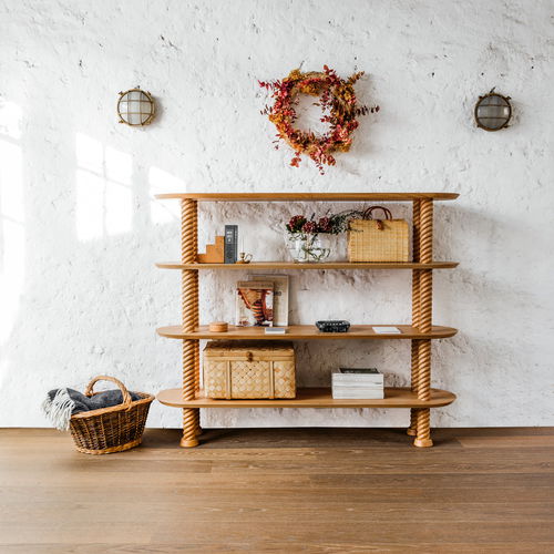 北欧风格置物架 - CRAFT ROPE - Hans Hansen Furniture - 栎木