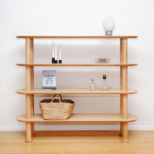 北欧风格置物架 - CRAFT BATON - Hans Hansen Furniture - 栎木