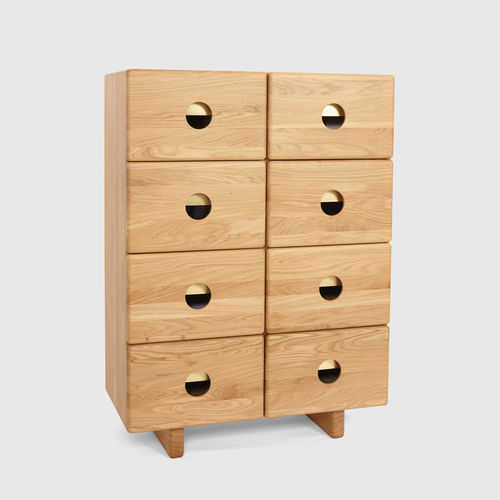 餐具柜 - CRAFT BRASS - Hans Hansen Furniture - 北欧风格 / 栎木 / 带抽屉