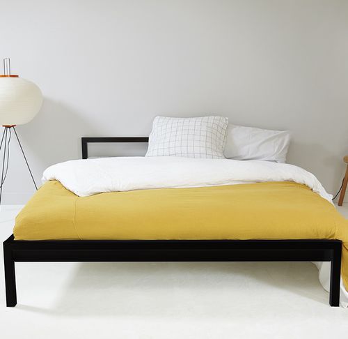 双人床 - PURE - Hans Hansen Furniture - 现代风格 / 带床头板 / 粉末涂层钢