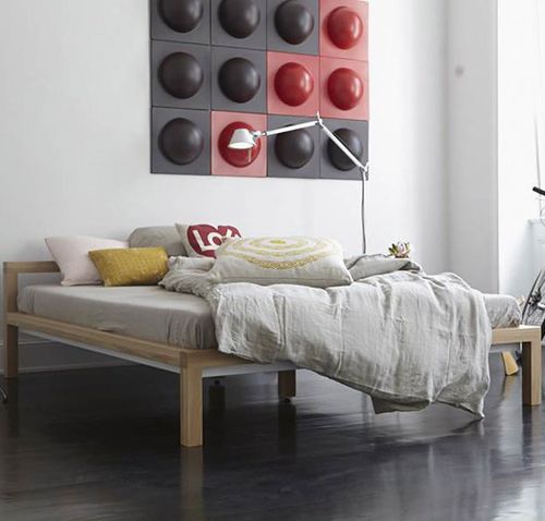 双人床 - PURE - Hans Hansen Furniture - 现代风格 / 带床头板 / 栎木