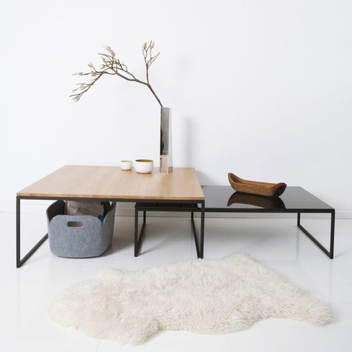 现代风格茶几 - H 5/2 - Hans Hansen Furniture - 玻璃 / 实木 / HPL