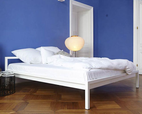 双人床 - PURE - Hans Hansen Furniture - 现代风格 / 带床头板 / 粉末涂层钢