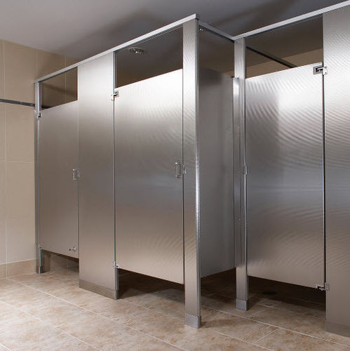 坐便器卫生间隔间 - STAINLESS STEEL PARTITIONS - Bradley - 用于室内