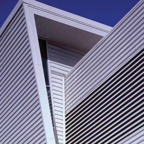 铝制通风格栅 - SERIES LOUVERS - Centria Architectural Systems - 长方形 / 线性 / 室外