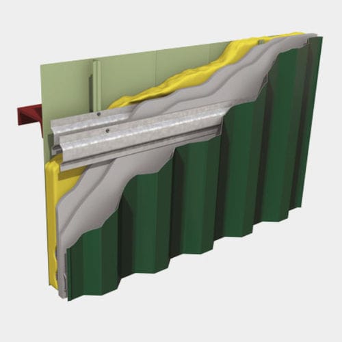 不易燃石膏板 - FIREWALL - Centria Architectural Systems - 刚性隔离材料 / 铝制 / 壁挂