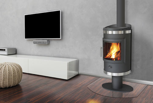 木材采暖炉 - MODULIA - ATELIERS FRANCE TURBO - 6 kW / 8 kW / 现代风格