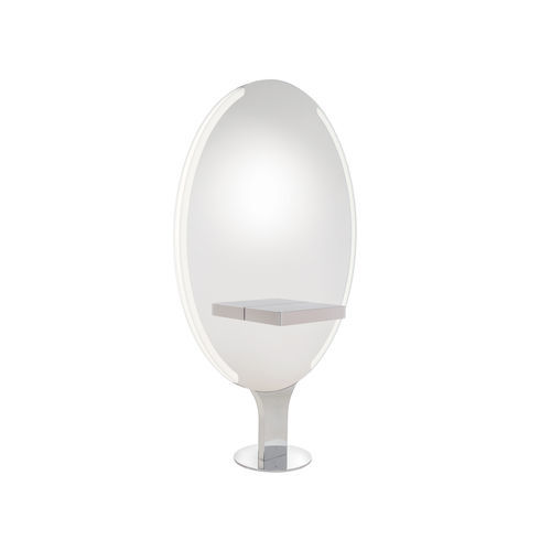 现代风格梳妆台 - PANDORA LED - Gamma & Bross - 不锈钢 / 用于理发店 / 用于美容沙龙