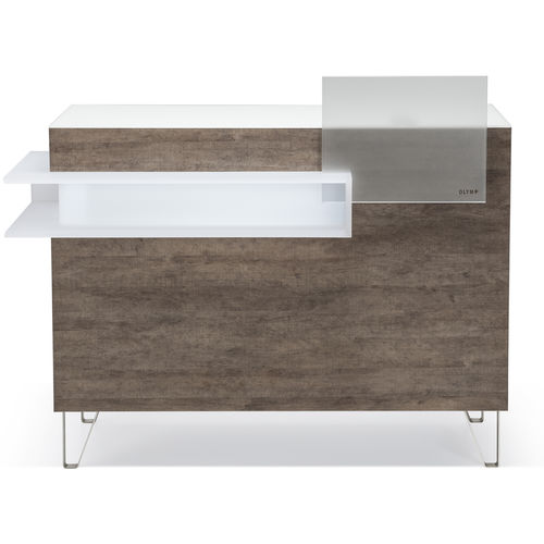 木质前台接待桌 - SENSO SMART - OLYMP - Plexiglas®宝克力 / 发光 / 用于理发店