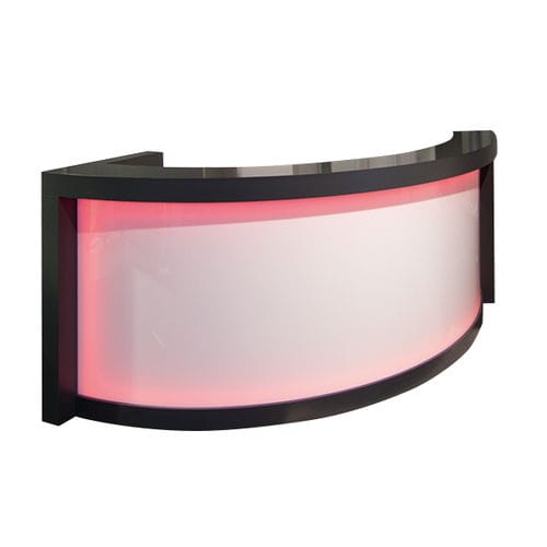 圆弧形前台接待桌 - CURVED 849 - FIAPP - 层压板 / Plexiglas®宝克力 / 用于理发店