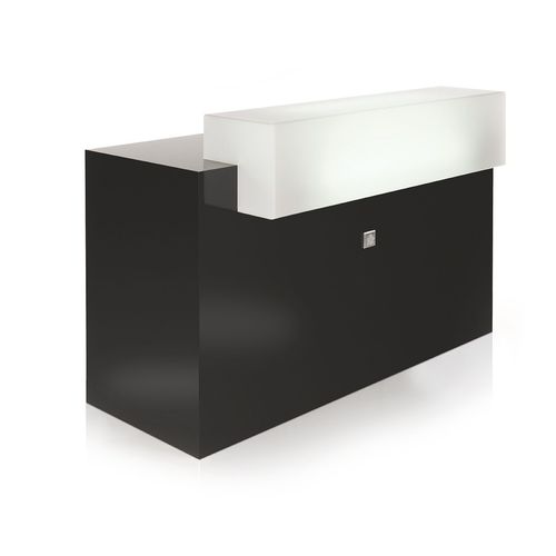 层压板前台接待桌 - LUMY II MAX - Nelson Mobilier - Plexiglas®宝克力 / 用于理发店
