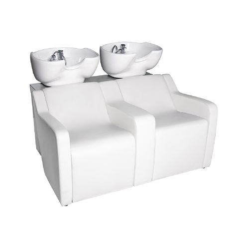 带脚凳洗头床 - SOFA PLUS 2P - Nelson Mobilier - 仿皮 / 陶瓷 / 双人