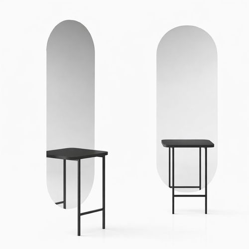 现代风格梳妆台 - BELLECOURBE - Nelson Mobilier - 金属 / 三聚氰胺 / 玻璃