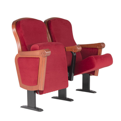 传统风格礼堂椅 - GAIETY - Euro Seating International - 布料 / 聚氨酯发泡 / 木质