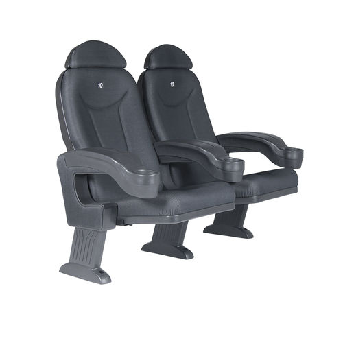 布料影院椅 - ROMA COMFORT V09 - Euro Seating International - 黑色 / 带头枕