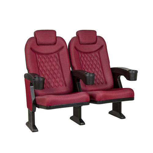 聚氨酯发泡影院椅 - DIAMOND V05 - Euro Seating International - 聚丙烯 / 商用 / 红色